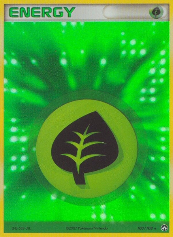 Image for Grass Energy (103/108) (EX Power Keepers) (PK) - Pokemon
