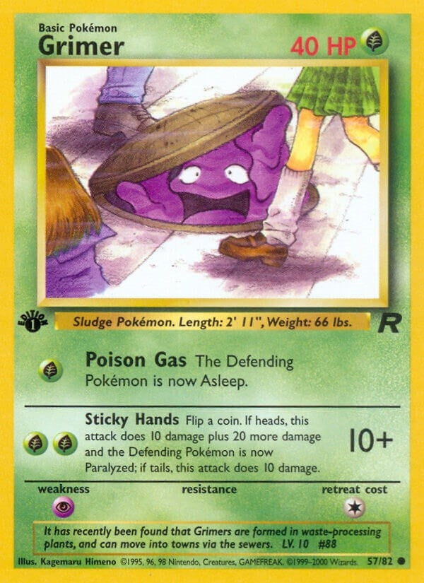 Grimer (57/82) (Team Rocket) Pokemon