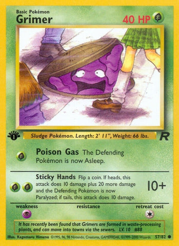 Grimer (57/82) (Team Rocket) Pokemon