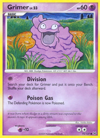 Image for Grimer (75/127) (Platinum) - Pokemon