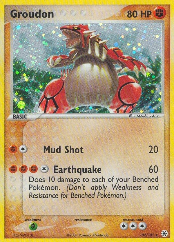 Groudon (102/101) (Hidden Legends) (HL) Pokemon