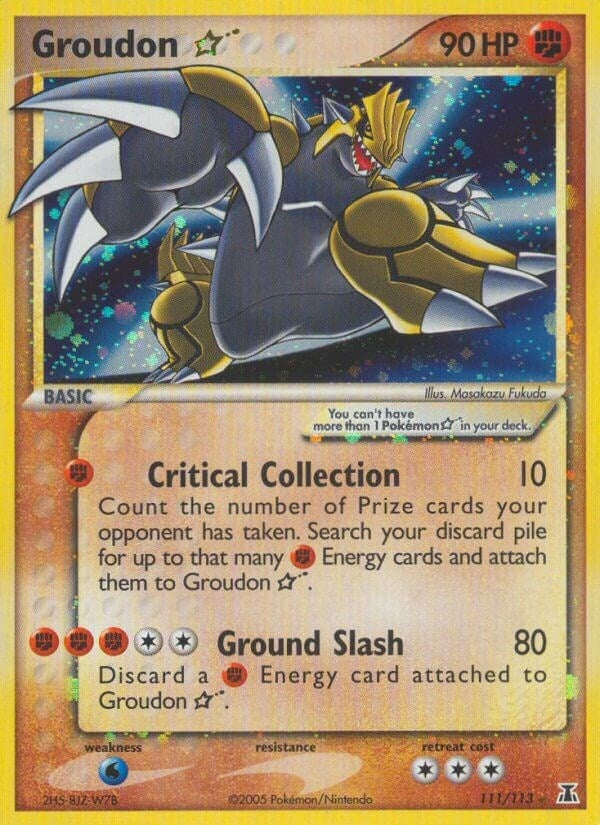 Image for Groudon Star (111/113) - Pokemon