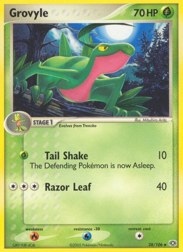 Image for Grovyle (28/106) (EX Emerald) (EM) - Pokemon