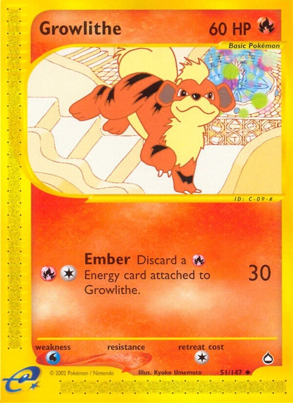 Image for Growlithe (51) (051/147) - Pokemon