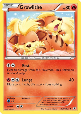Image for Growlithe (RC4/RC25) (Legendary Treasures: Radiant Collection) - Pokemon