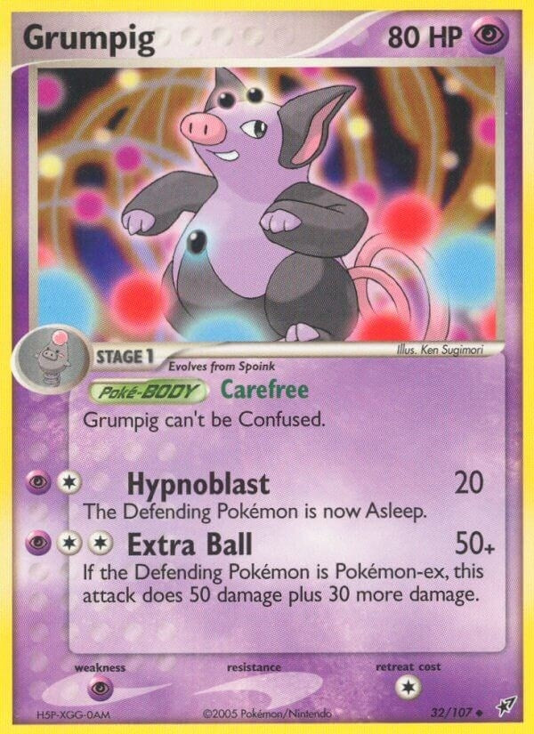 Image for Grumpig (32/107) - Pokemon