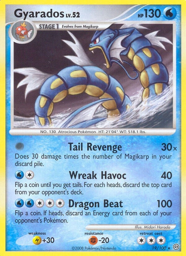 Gyarados (19/100) (Stormfront) Pokemon