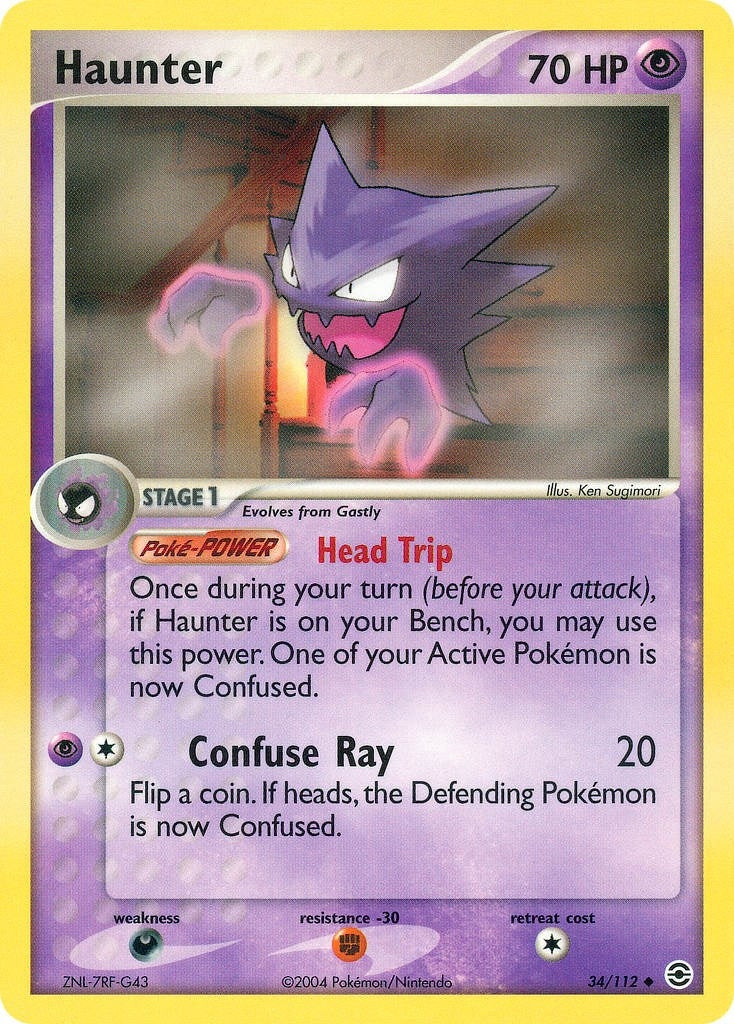 Haunter (34/112) (EX FireRed & LeafGreen) Pokemon