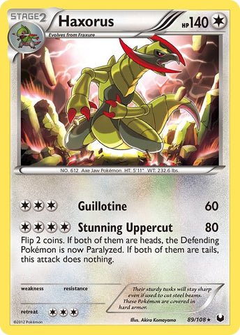 Image for Haxorus (89/108) - Pokemon