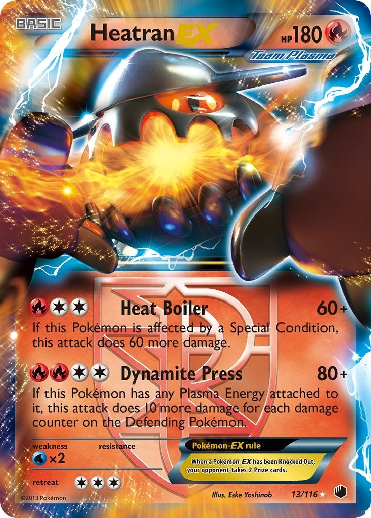 Heatran EX (Team Plasma) (13/116) (Plasma Freeze) Pokemon