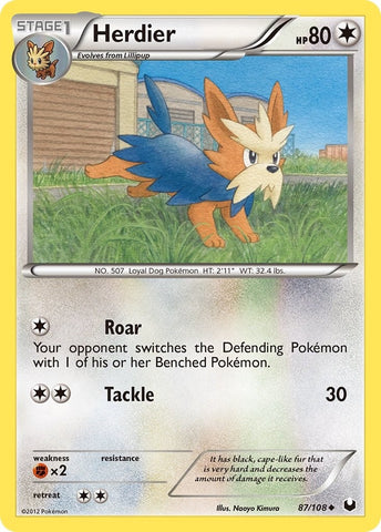 Image for Herdier (87/108) - Pokemon