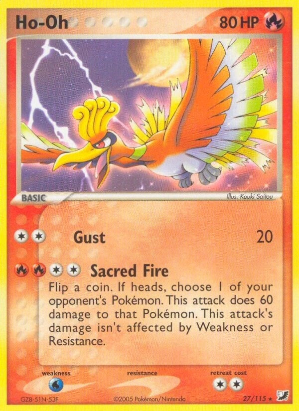 Ho-Oh (27/115) (Unseen Forces) Pokemon