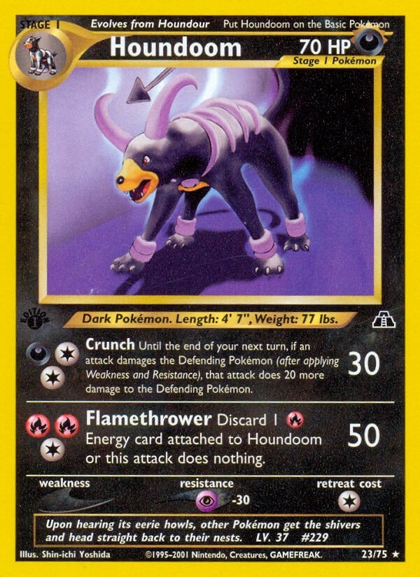 Houndoom (23) (23/75) (Neo Discovery) Pokemon