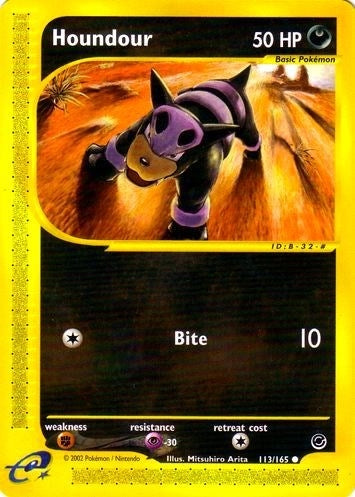 Houndour (113/165) (Expedition) Pokemon