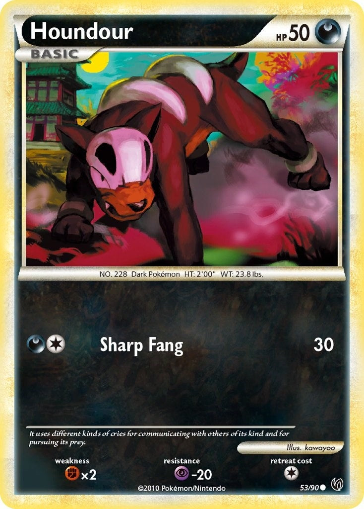 Image for Houndour (53) (53/90) (Undaunted) (UD) - Pokemon