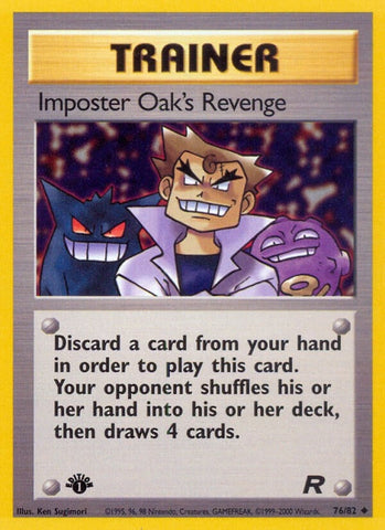 Imposter Oak's Revenge (76/82) (Team Rocket) Pokemon