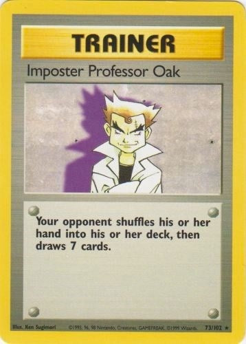 Image for Imposter Professor Oak (073/102) - Pokemon