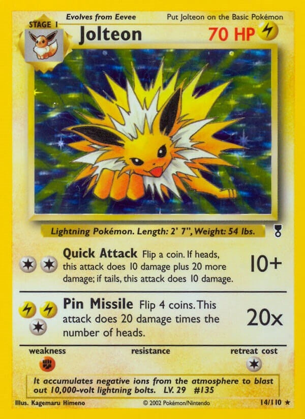 Jolteon (014/110) (Legendary Collection) Pokemon