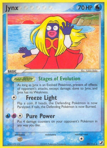 Jynx (28/115) (Unseen Forces) Pokemon