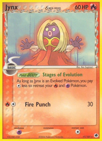 Image for Jynx (Delta Species) (17/101) (Dragon Frontiers) - Pokemon