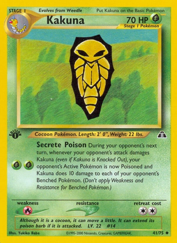 Kakuna (41/75) (Neo Discovery) Pokemon