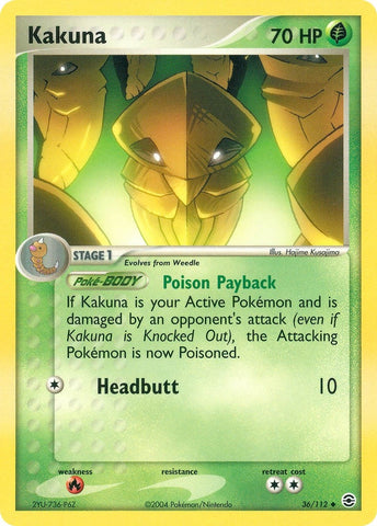 Image for Kakuna (36/112) (FireRed & LeafGreen) - Pokemon