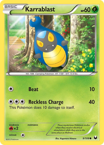 Image for Karrablast (9/108) - Pokemon