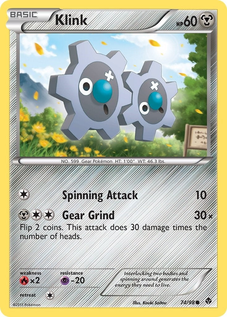 Image for Klink (74/98) (Emerging Powers) (EPO) - Pokemon