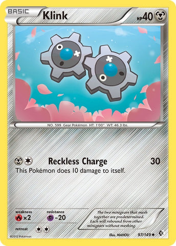 Image for Klink (97/149) - Pokemon