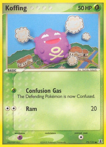 Image for Koffing (72/113) - Pokemon