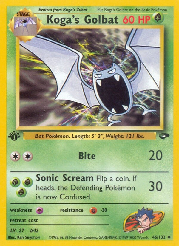 Koga's Golbat (046/132) (Gym Challenge) Pokemon