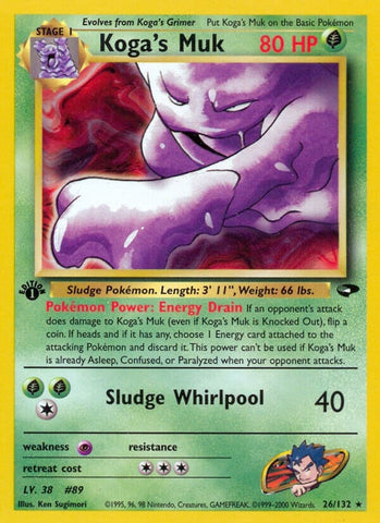 Koga's Muk (026/132) (Gym Challenge) Pokemon