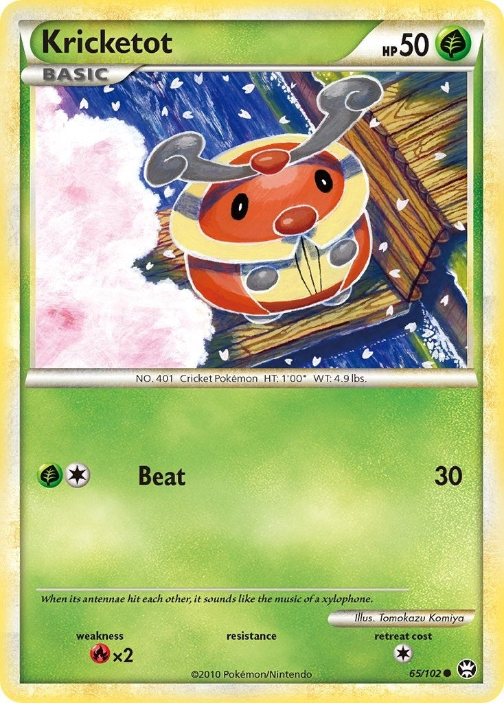 Image for Kricketot (65/102) (Triumphant) (TM) - Pokemon