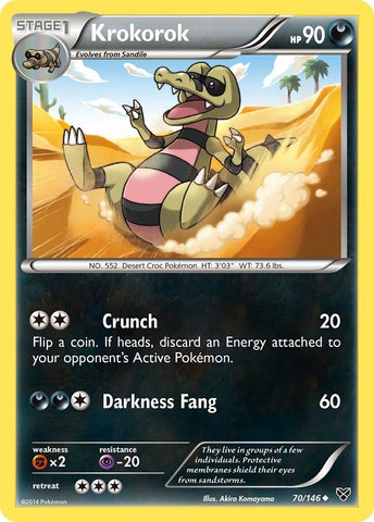 Image for Krokorok (70/146) (XY Base Set) - Pokemon