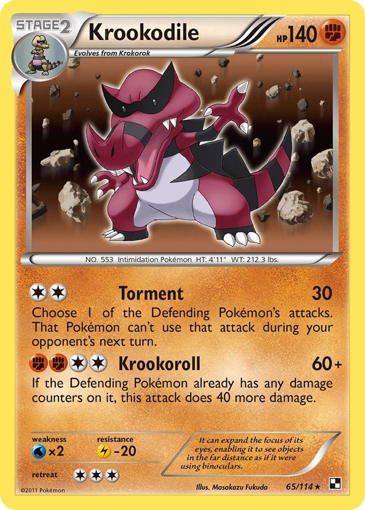 Image for Krookodile (65/114) - Pokemon