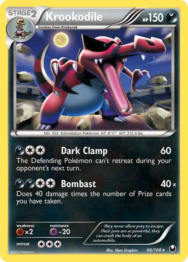 Image for Krookodile (66/108) - Pokemon