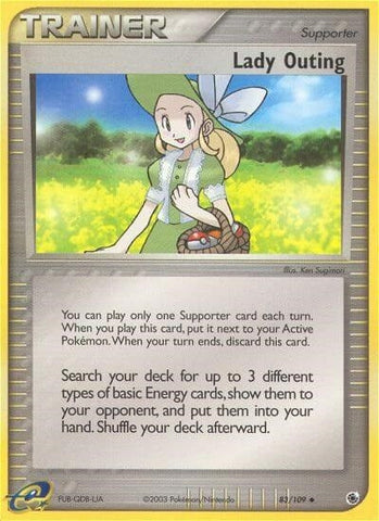 Lady Outing (83/109) (Ruby and Sapphire) (RS) Pokemon