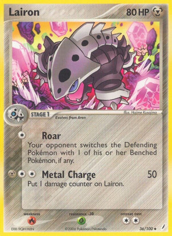 Image for Lairon (36/100) (Crystal Guardians) - Pokemon