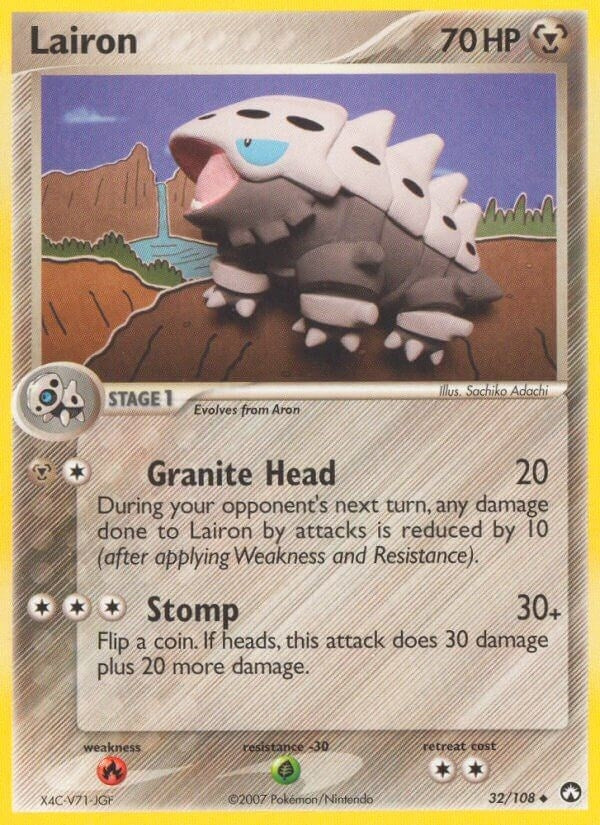 Lairon (32/108) (EX Power Keepers) Pokemon