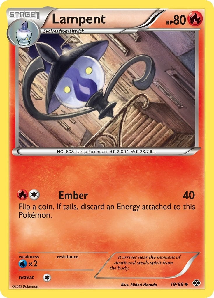 Image for Lampent (19/99) (Next Destinies) (NXD) - Pokemon