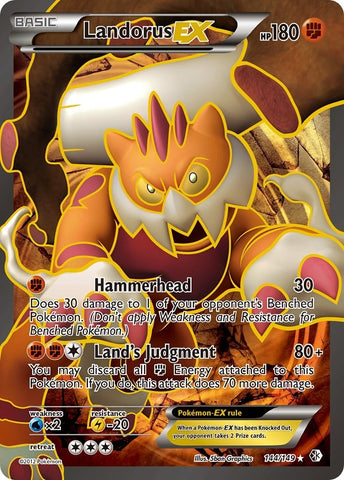 Image for Landorus EX (144 Full Art) (144/149) (Boundaries Crossed) - Pokemon