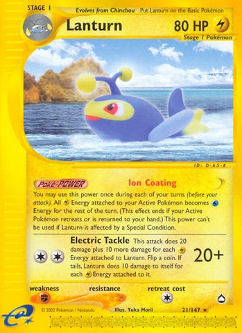 Image for Lanturn (21) (021/147) - Pokemon