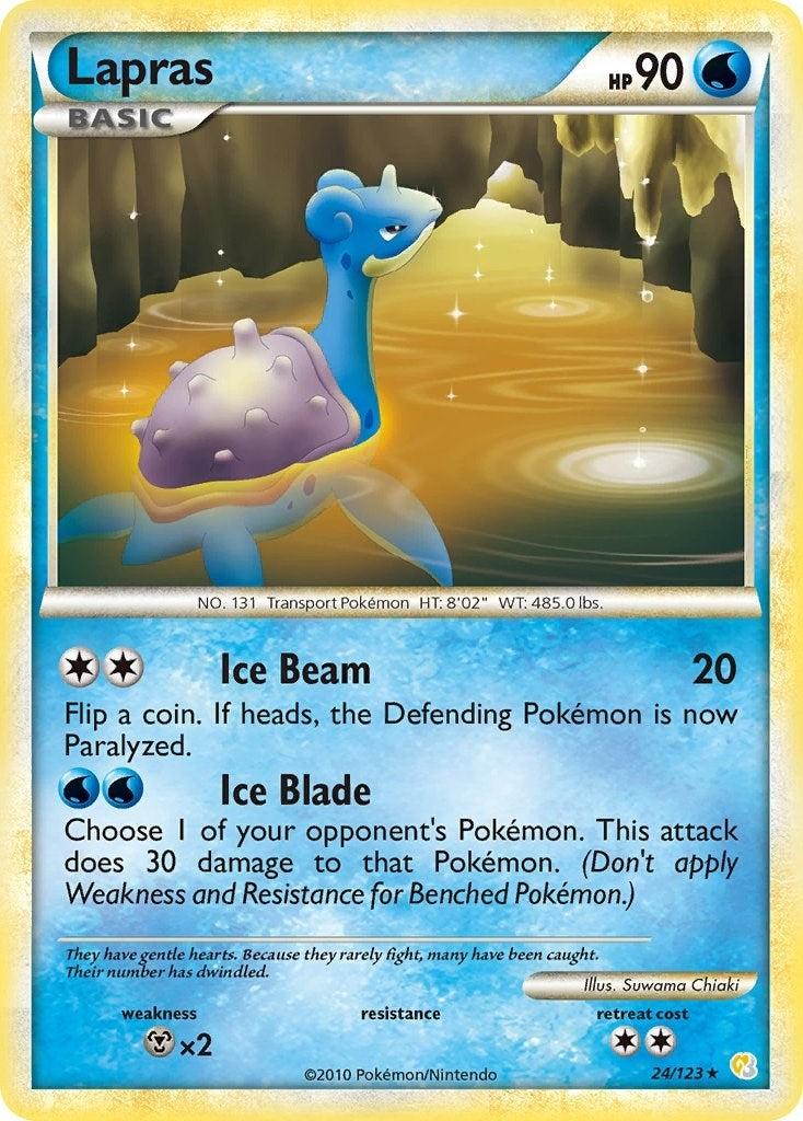 Image for Lapras (24/123) (HeartGold SoulSilver) (HS) - Pokemon
