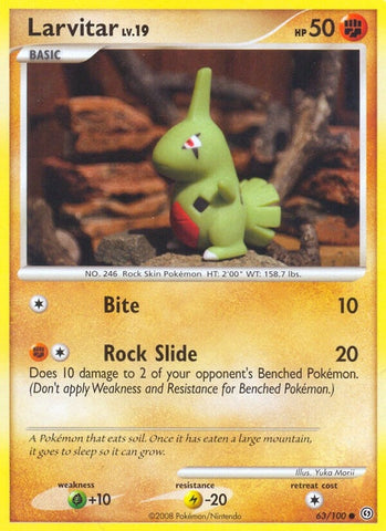 Image for Larvitar (63/100) (Stormfront) - Pokemon