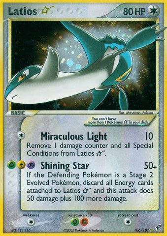 Image for Latios Star (106/107) - Pokemon