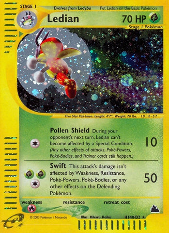 Ledian (H14) (H14/H32) (Skyridge) Pokemon