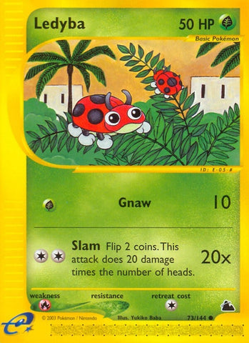 Ledyba (73) (073/144) (Skyridge) (SK) Pokemon