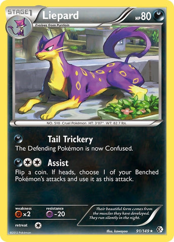 Image for Liepard (91/149) - Pokemon