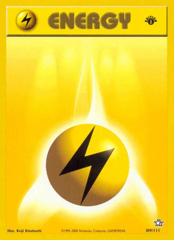 Lightning Energy (109/111) (Neo Genesis) Pokemon