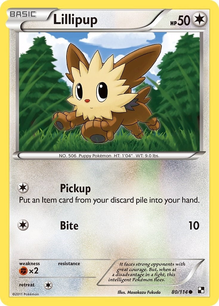 Image for Lillipup (80) (80/114) - Pokemon